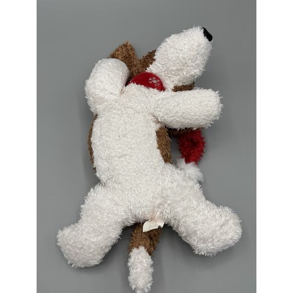 Chrisha Playful Plush Cocker Spaniel Puppy Dog Laying Floppy In Santa Hat 12” - Picture 4 of 9